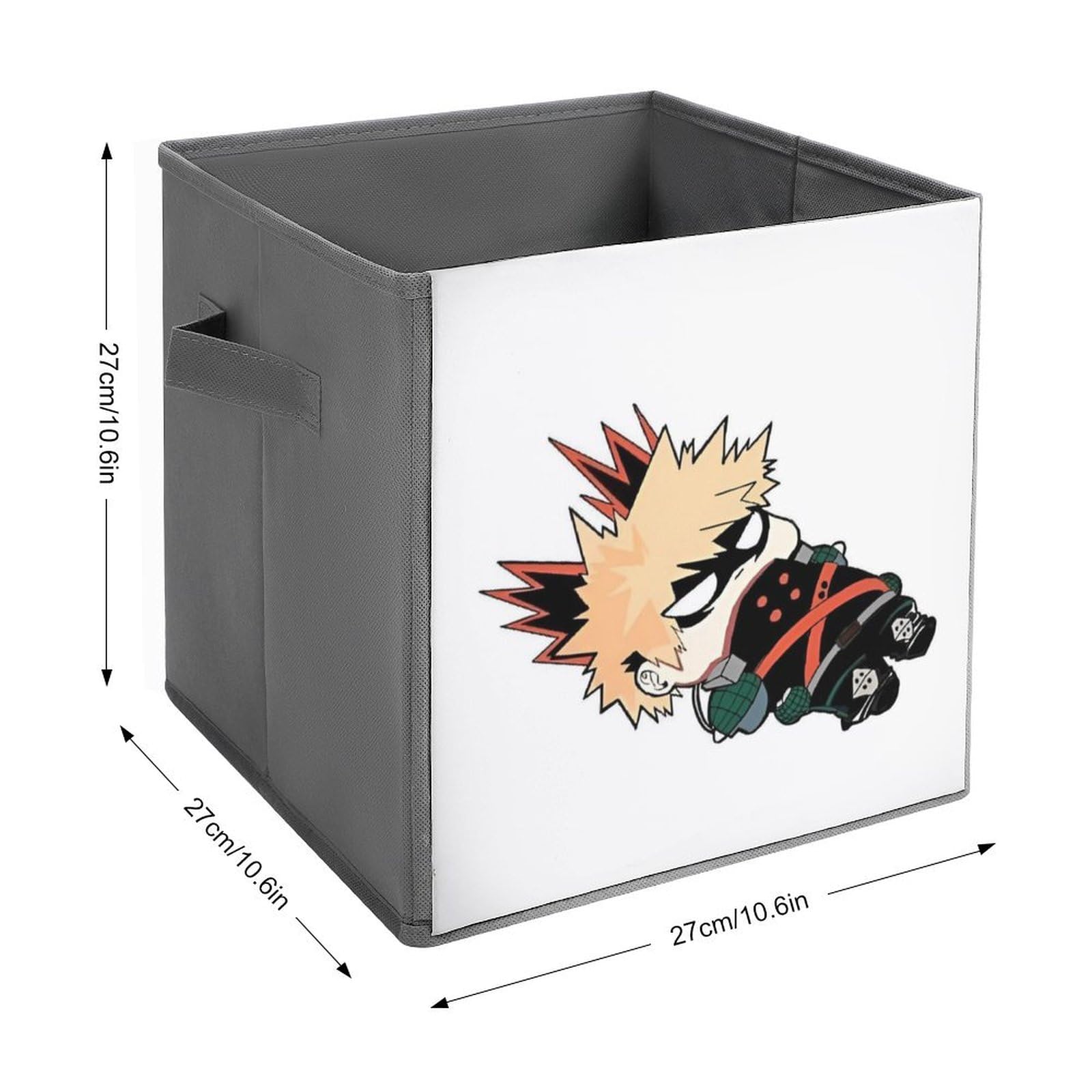 Amazon｜ヒロアカ 爆豪勝己 収納ボックス 収納ケース 整理用バスケット